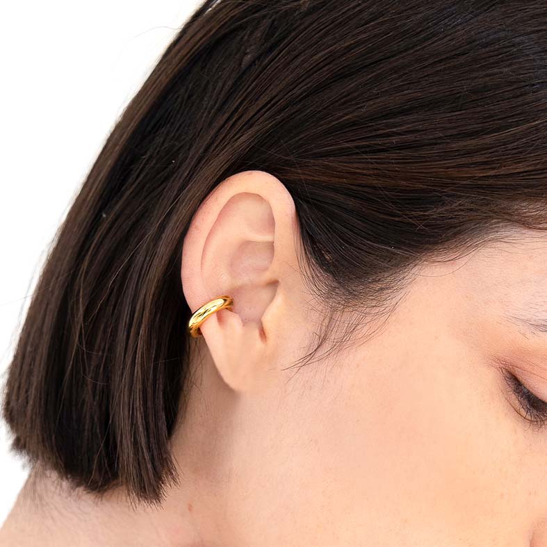Hoop Mid Ear Cuff thhaba